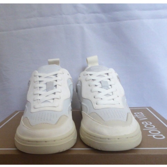 FINAL SALE 🎈 NEW DOLCE VITA Adella Leather Women’s Sneakers Off White New - Picture 6 of 12
